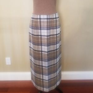 Chadwick's Classics wool blend long skirt